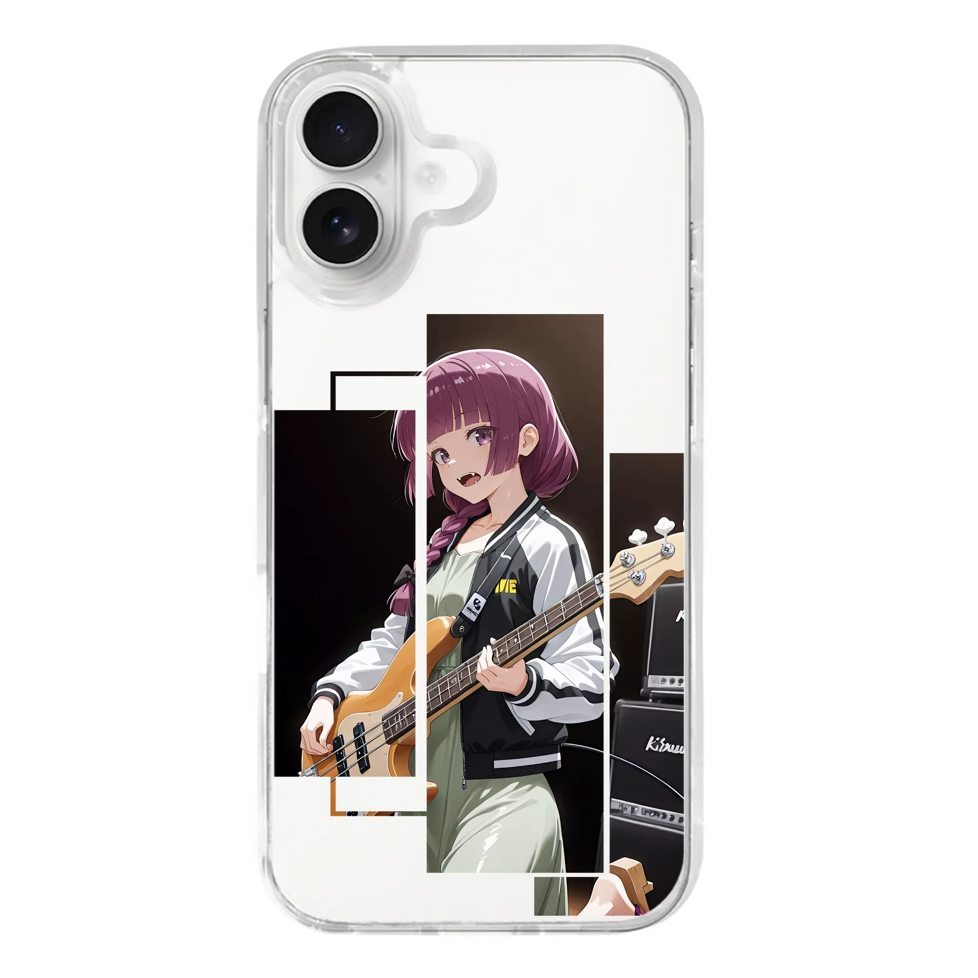 ぼっちざろっく！ グッズ,廣井きくり - iPhone 17シリーズ 透明スマホケース – 薄型・耐衝撃・精密フィット保護カバー